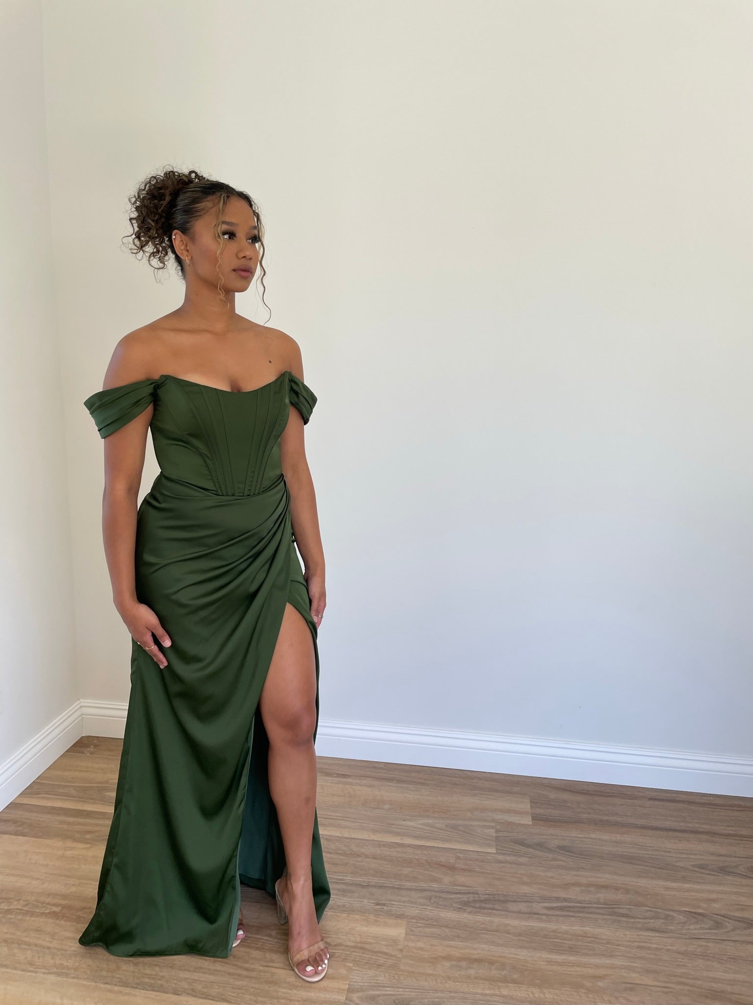 Sofia Gown - Olive