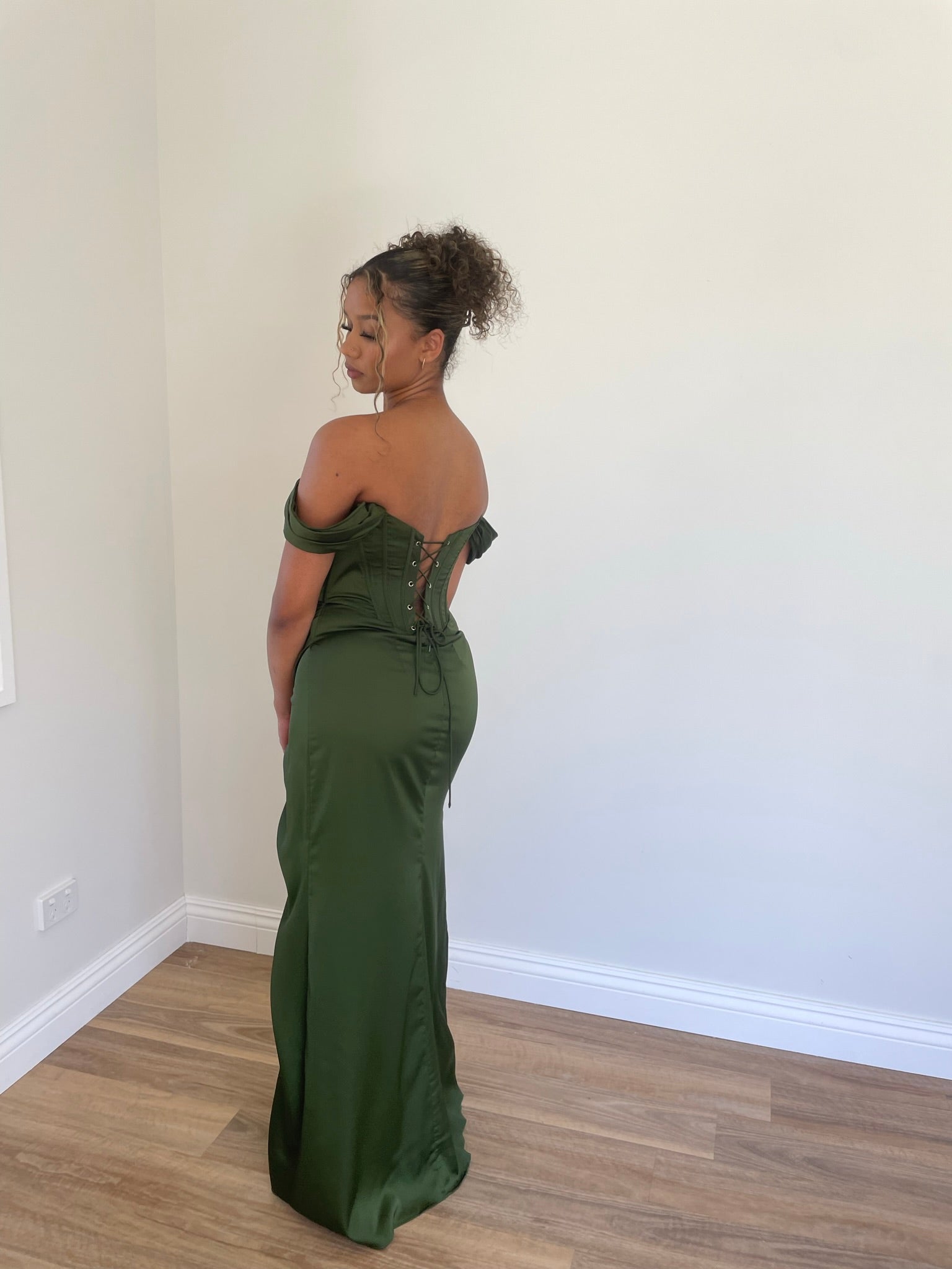 Sofia Gown - Olive