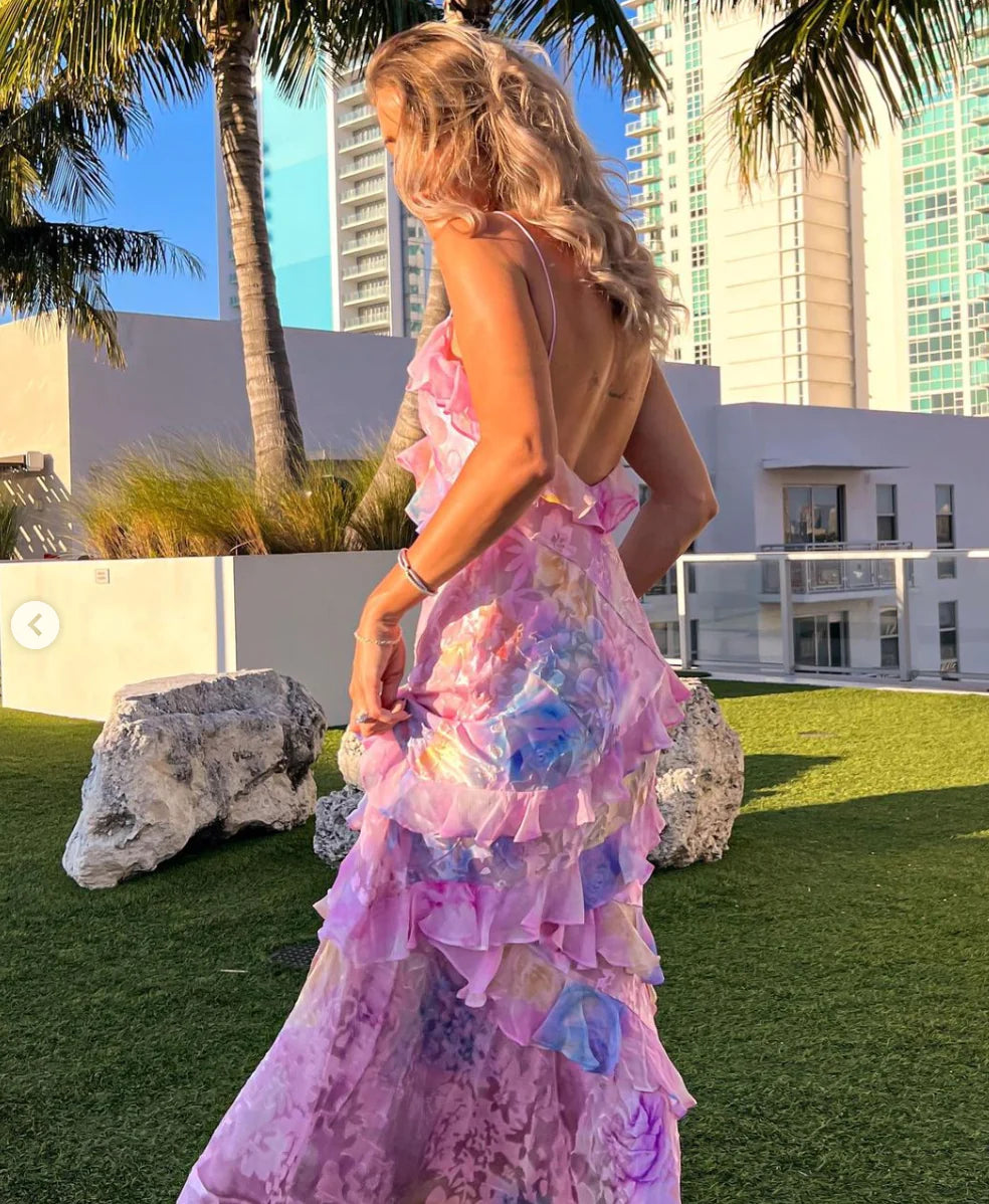 Rialto Maxi Dress - Candy