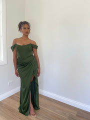 Sofia Gown - Olive