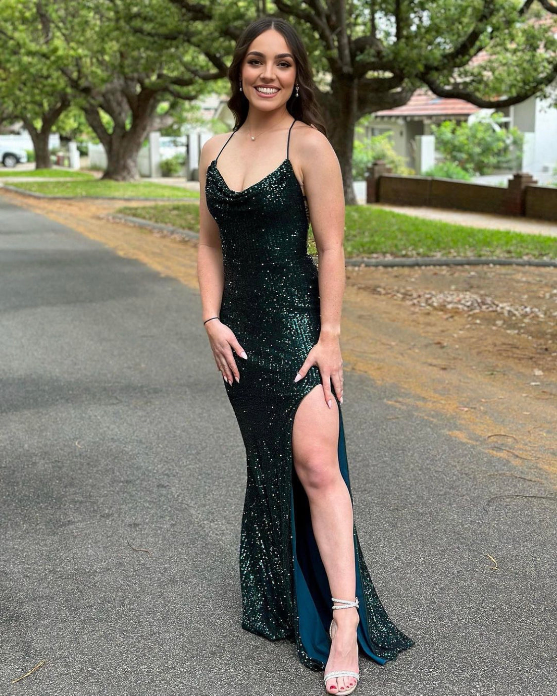 Diva Gown - Emerald