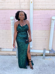 Diva Gown - Emerald