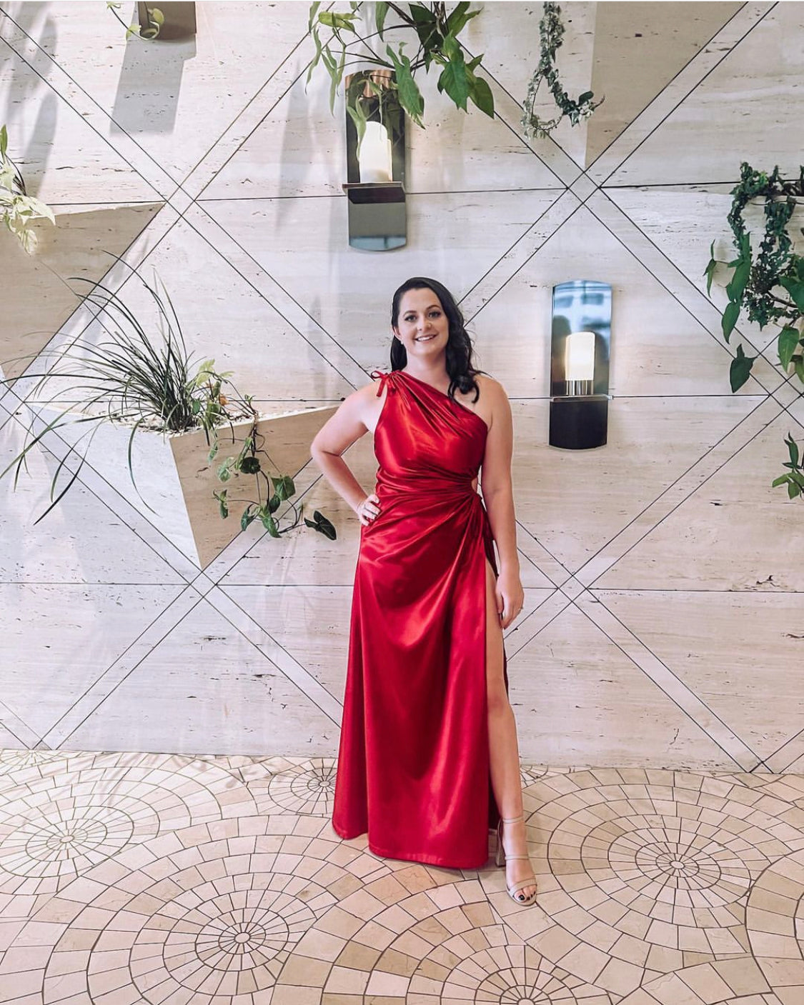 Nour Maxi Dress - Scarlet