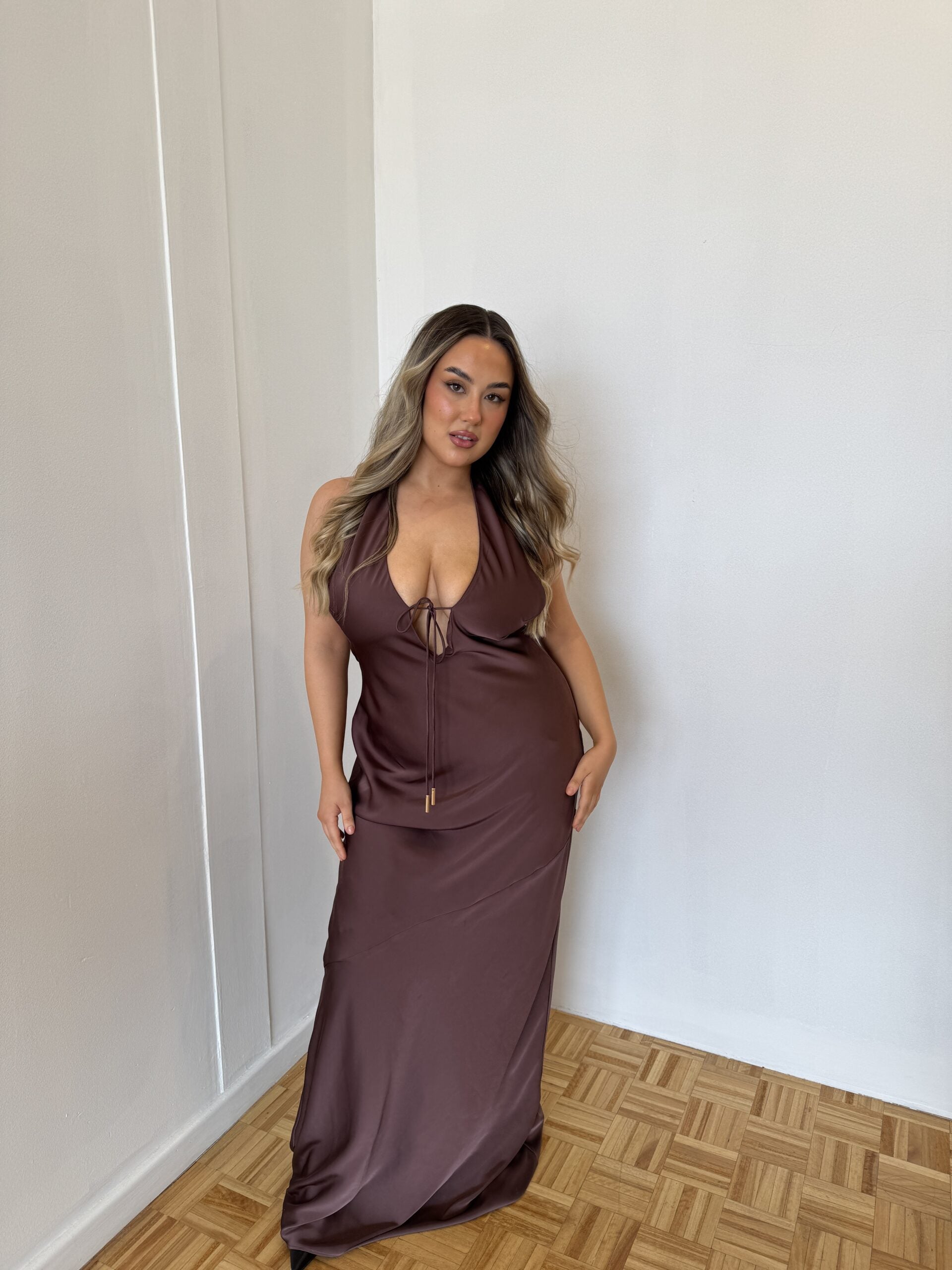 Diaz Dress - Chocolate