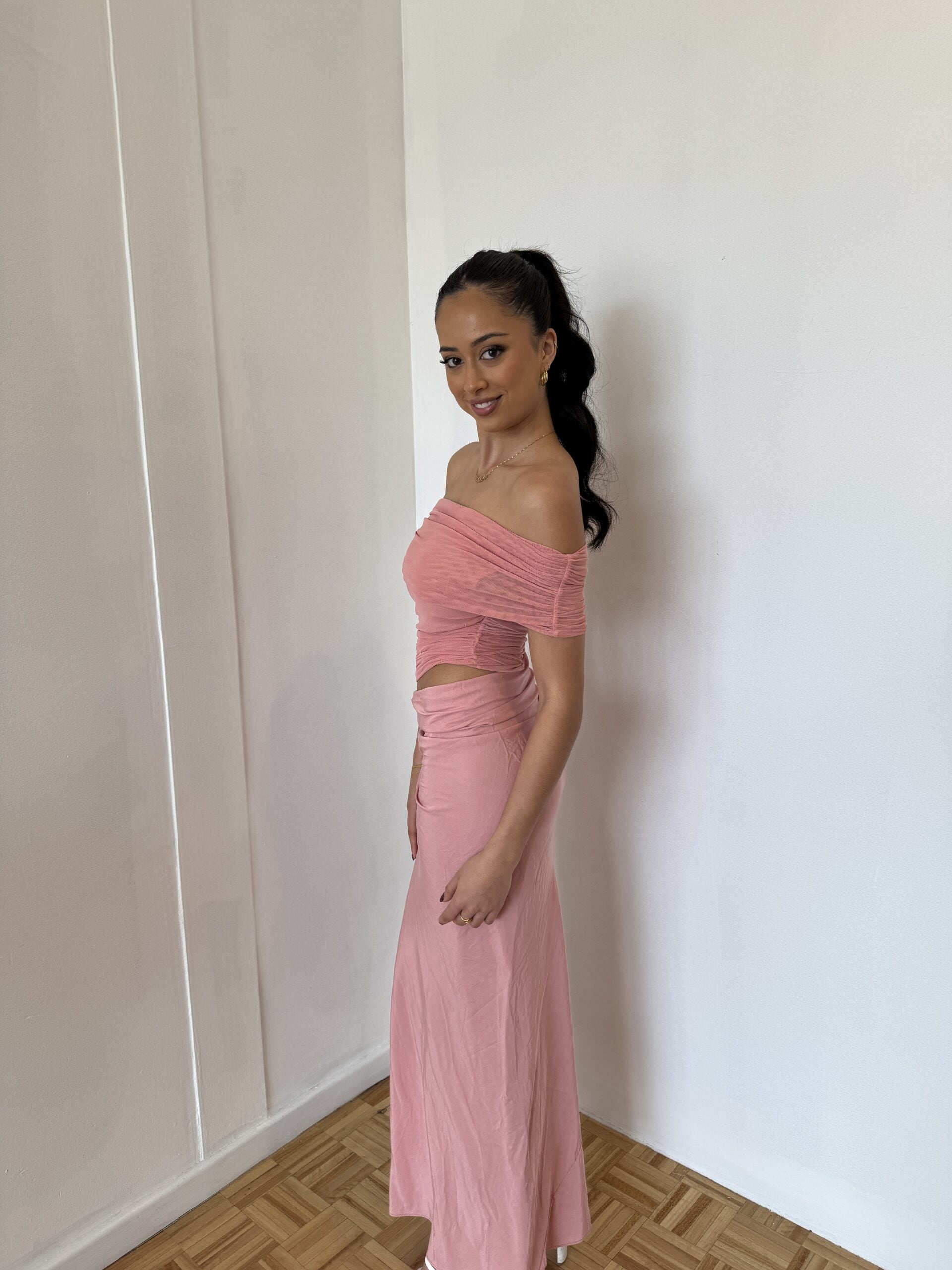 Nico Off Shoulder - Pink