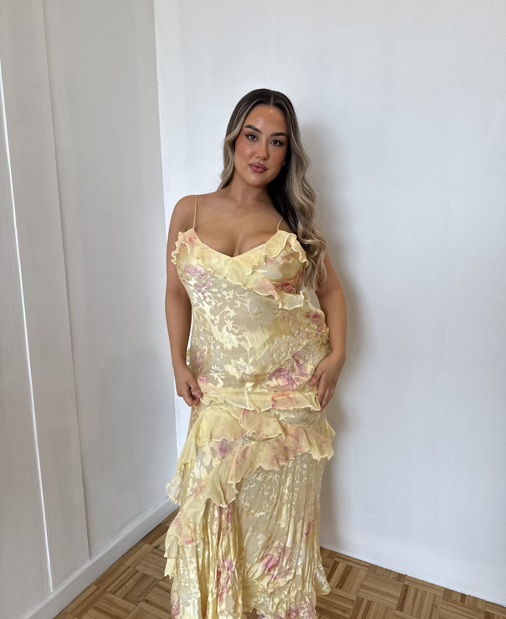 Rialto Maxi Dress - Yellow