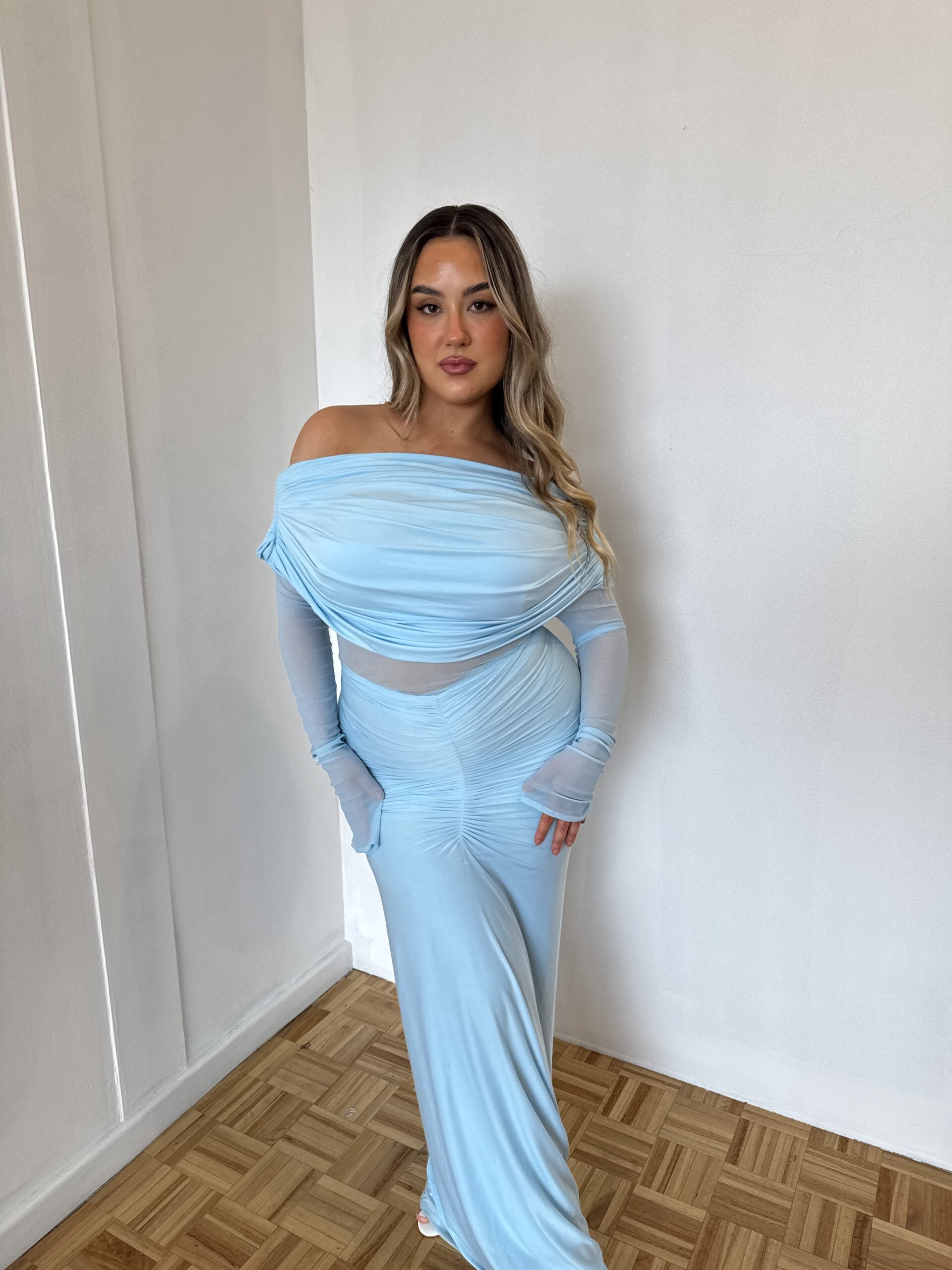 Jolene Maxi Dress - Baby Blue