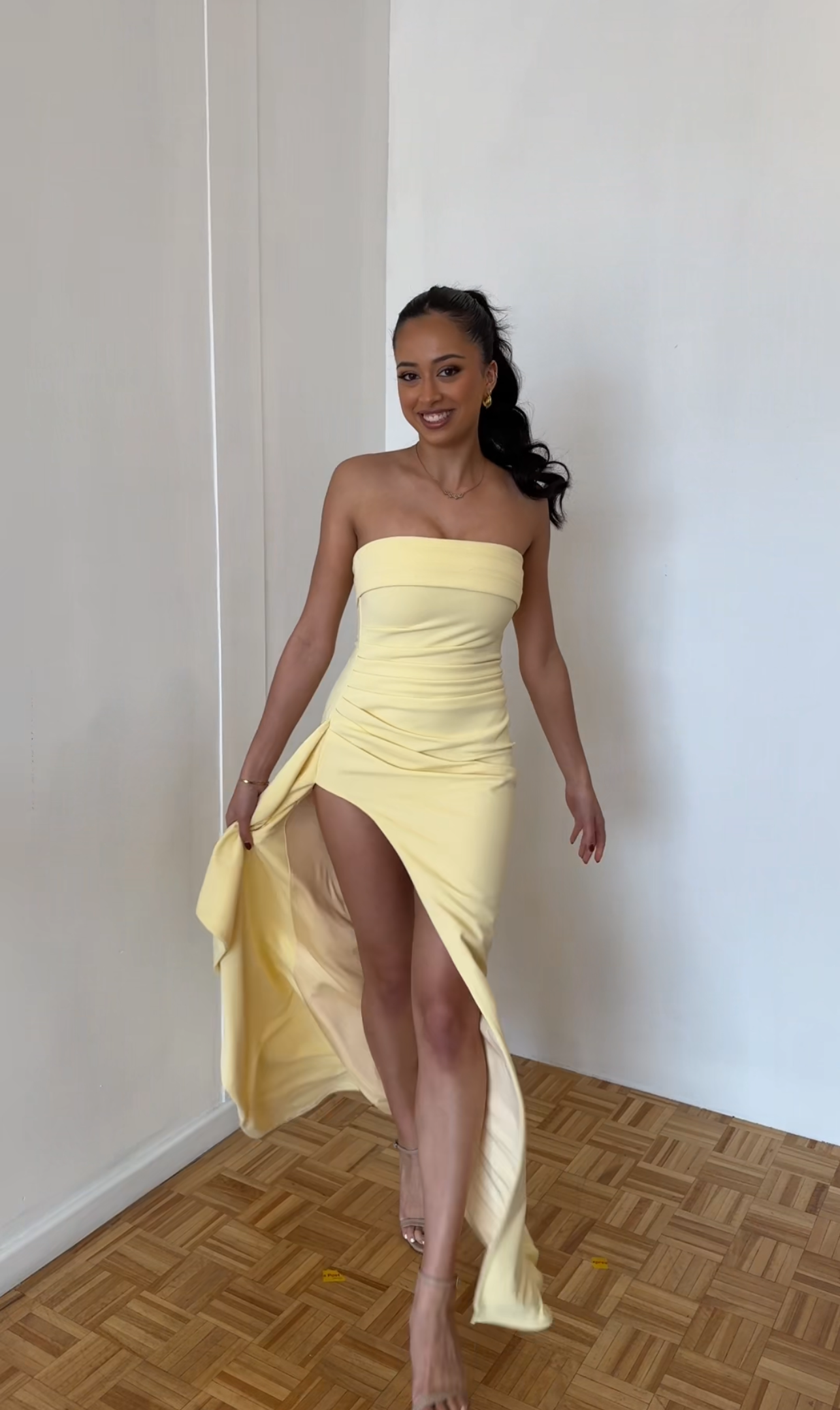 Zafira Maxi Dress - Yellow