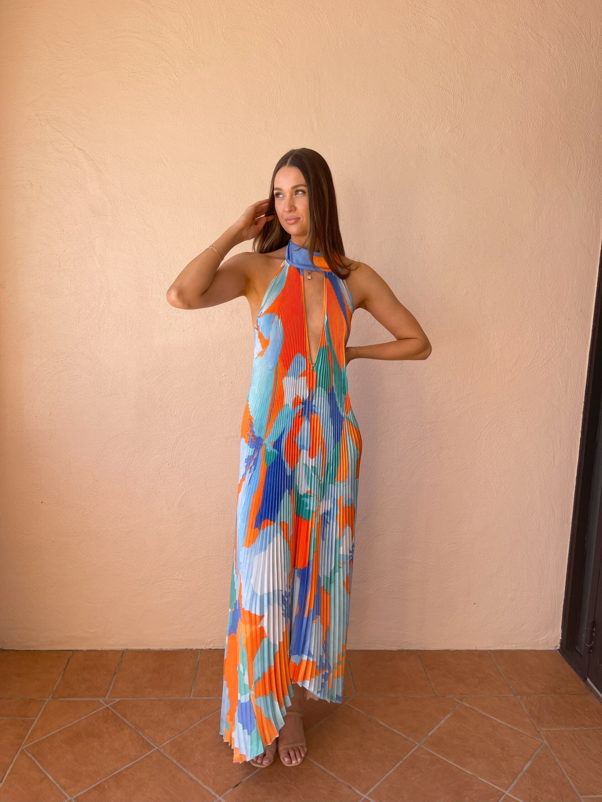 Opera Gown - Capri Orange
