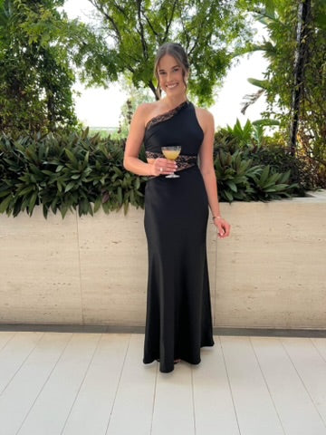 Jillian Lace Gown - Black