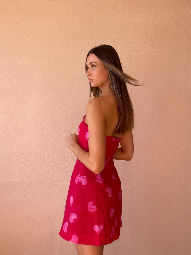 Beatrix Dress - Crimson Heart