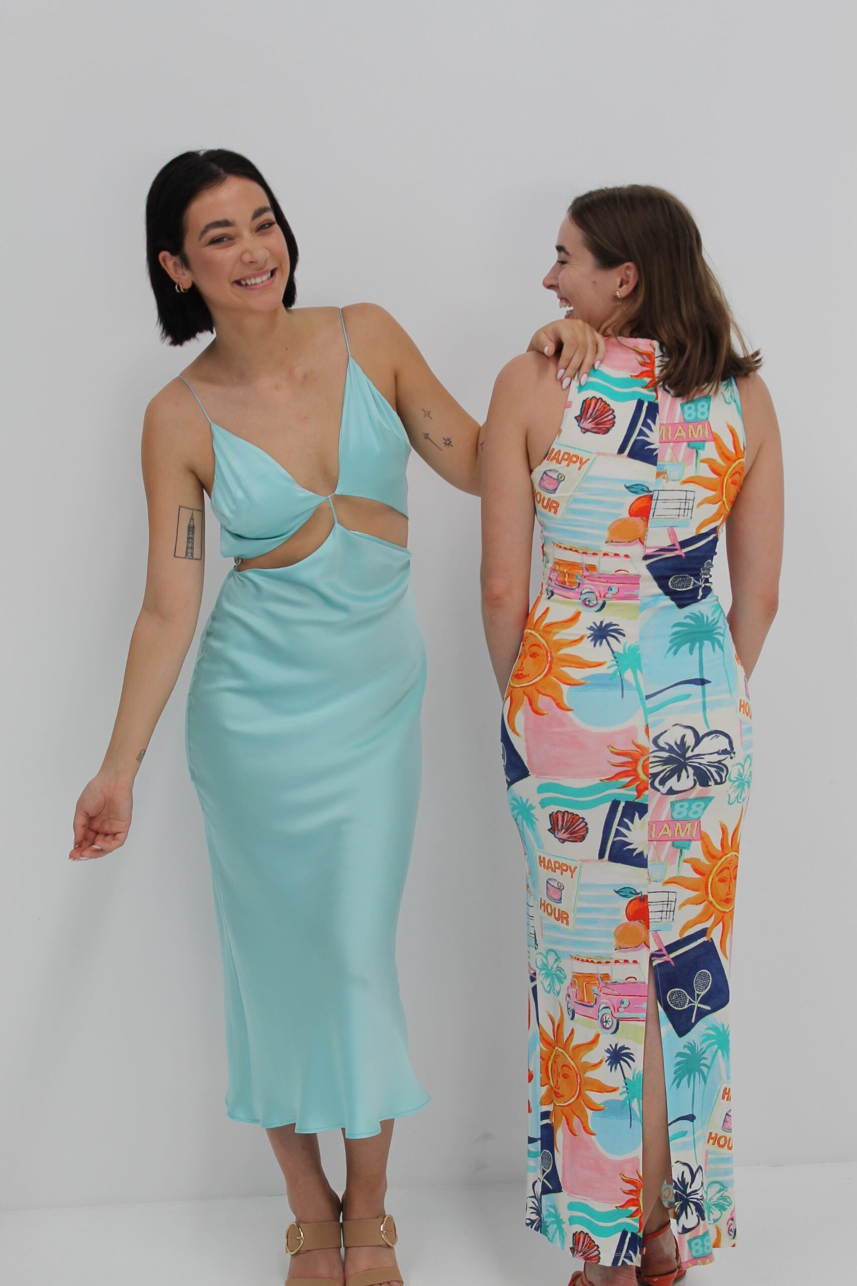 Iris Dress - Turquoise