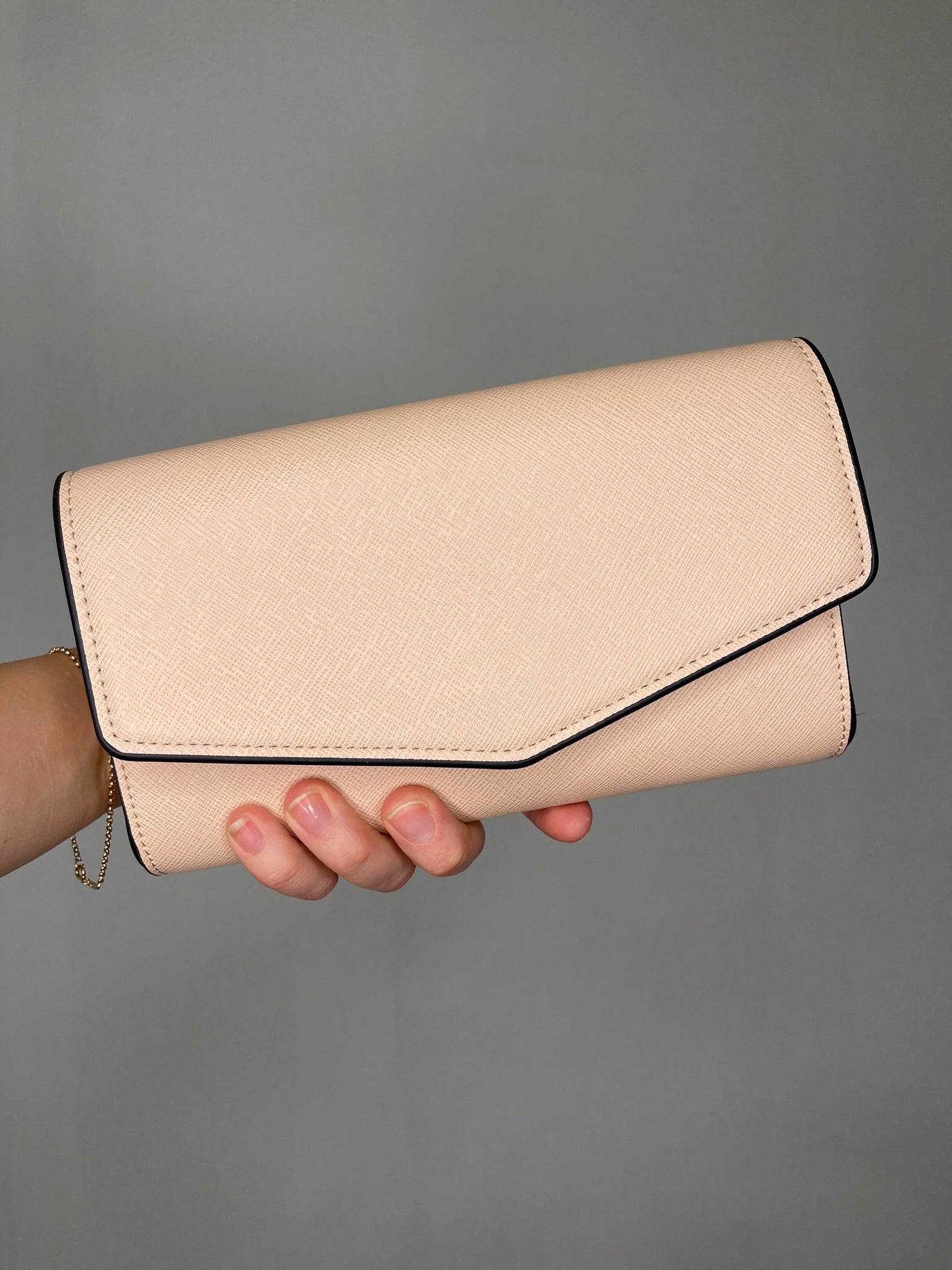Nic Envelope Clutch - Natural
