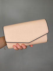 Nic Envelope Clutch - Natural