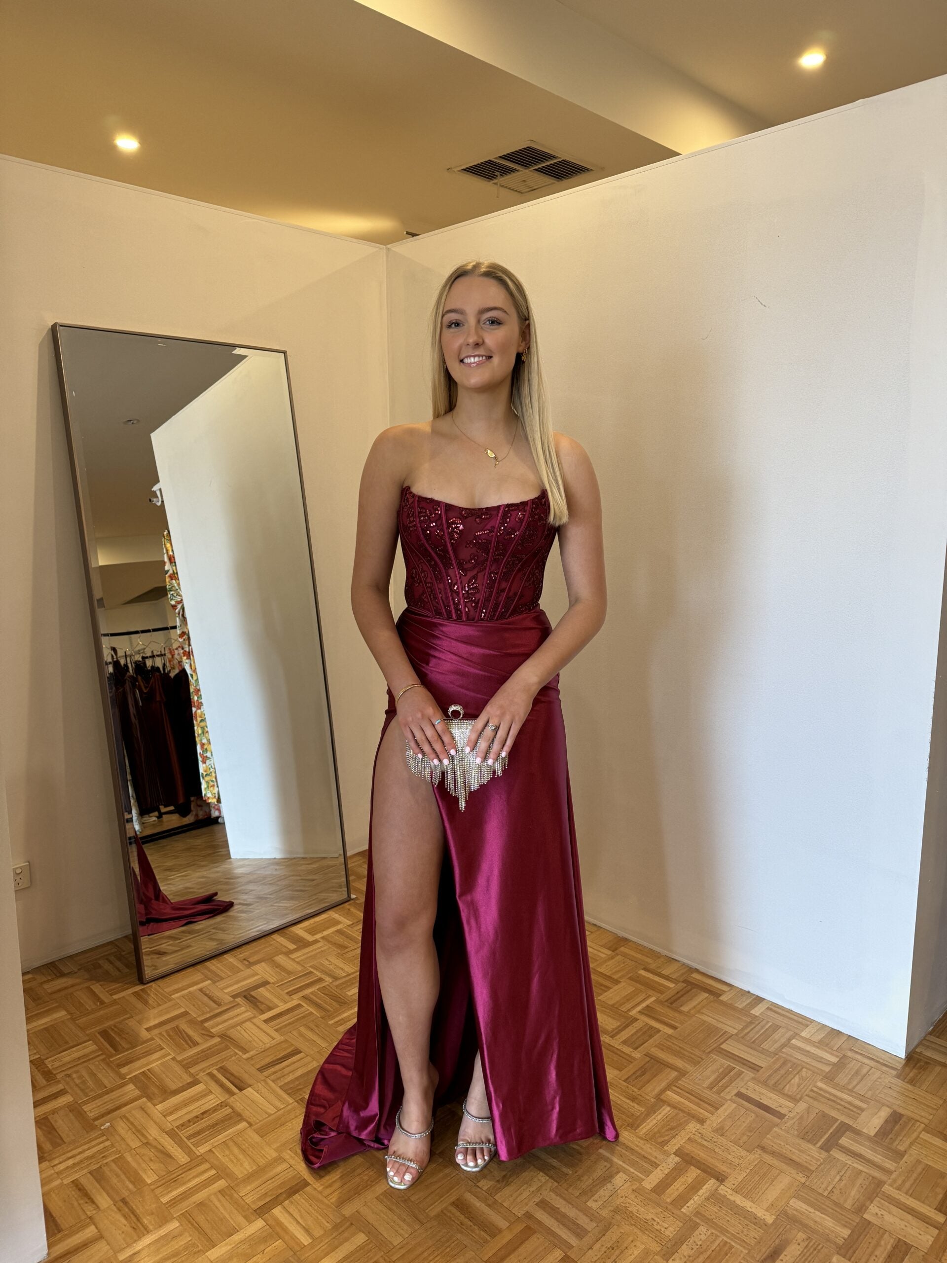 Abbey Gown - Wine