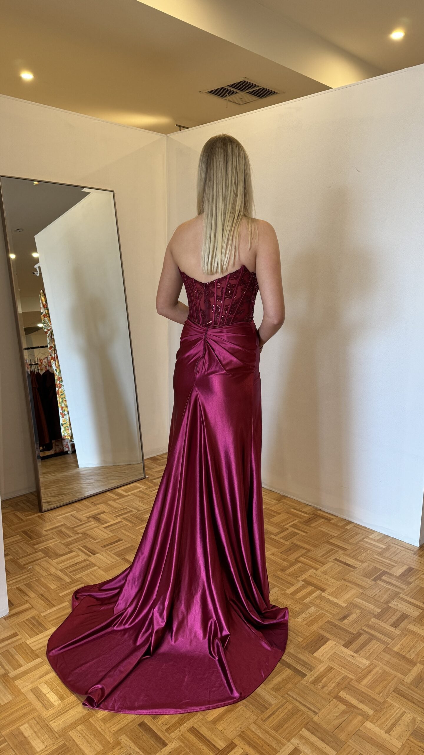 Abbey Gown - Wine