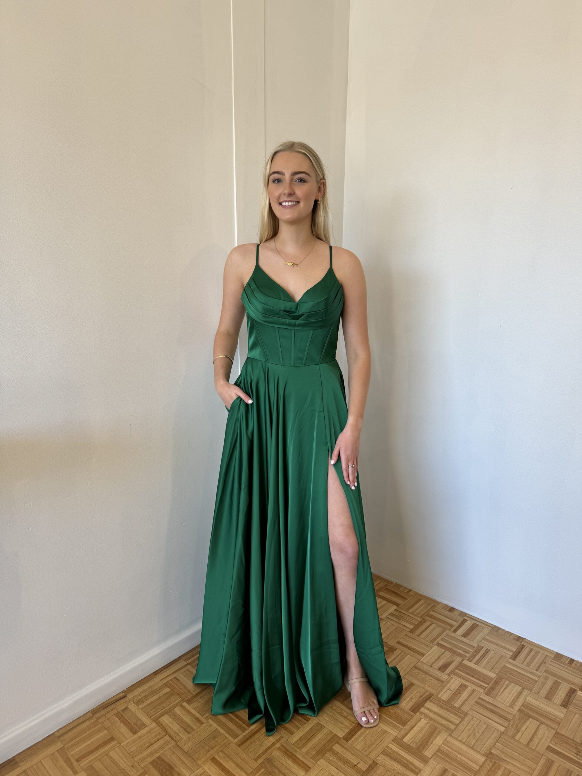 Mallow Dress - Emerald