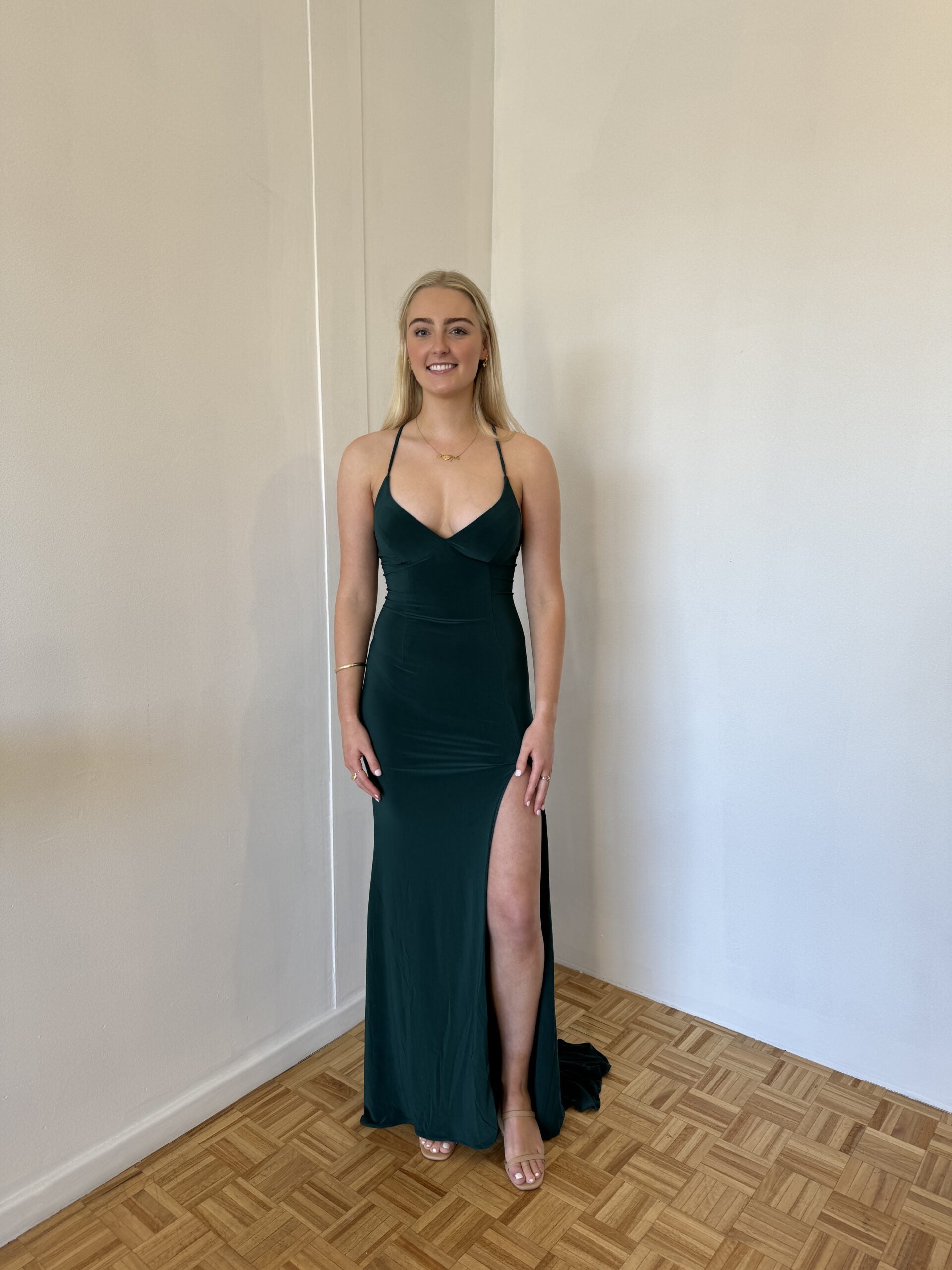 Chia Gown - Emerald