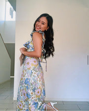 Super Eight Frilled Midi - Floral