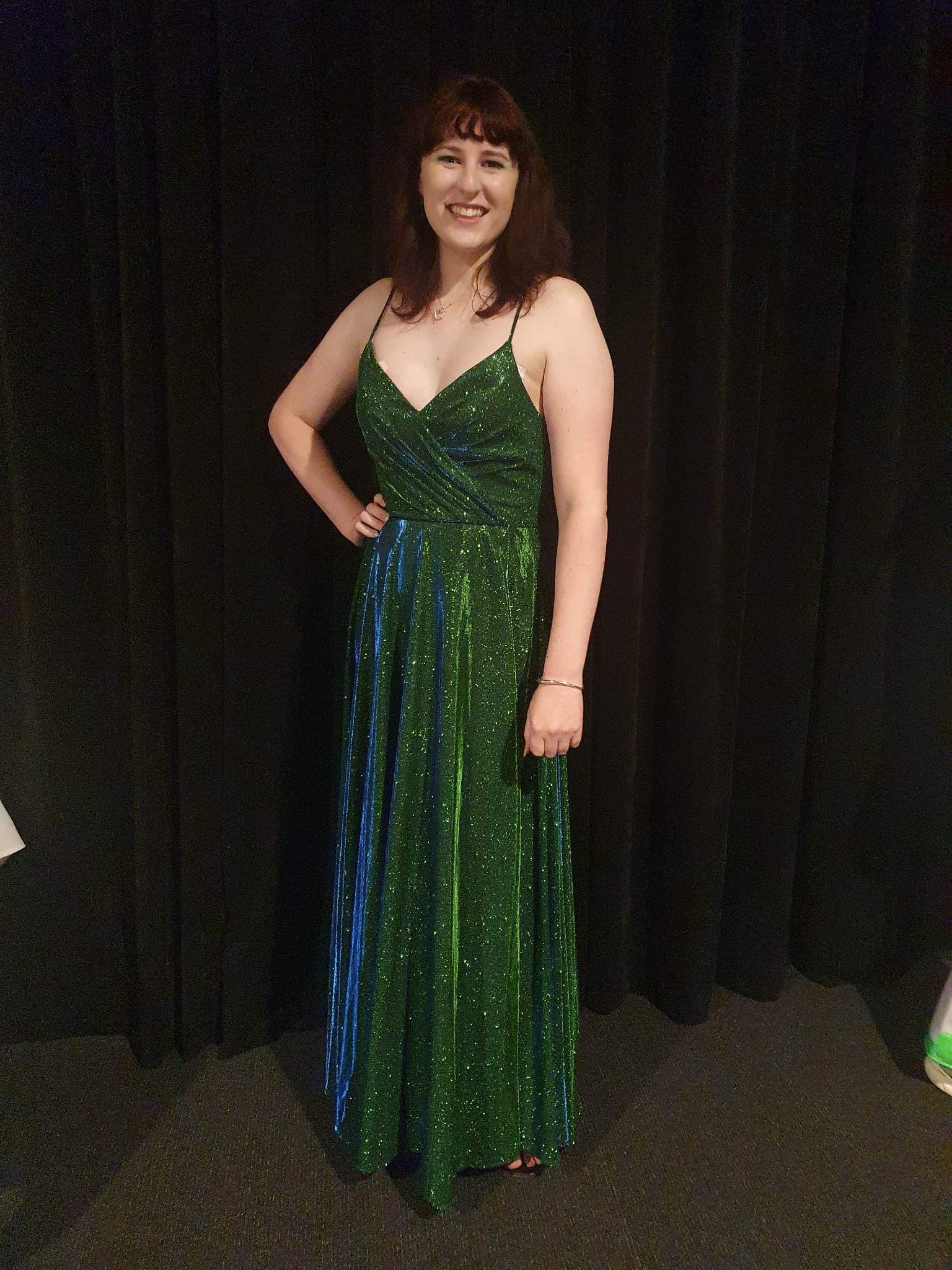Monroe Gown - Emerald