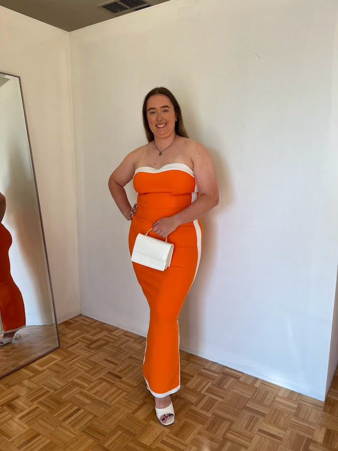 Ashley Dress - Orange