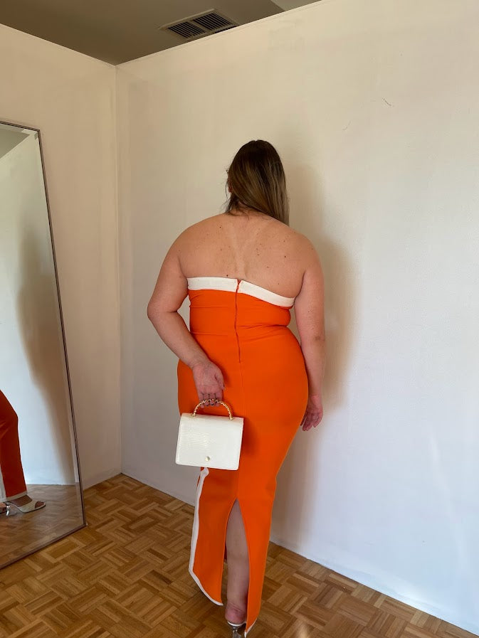 Ashley Dress - Orange