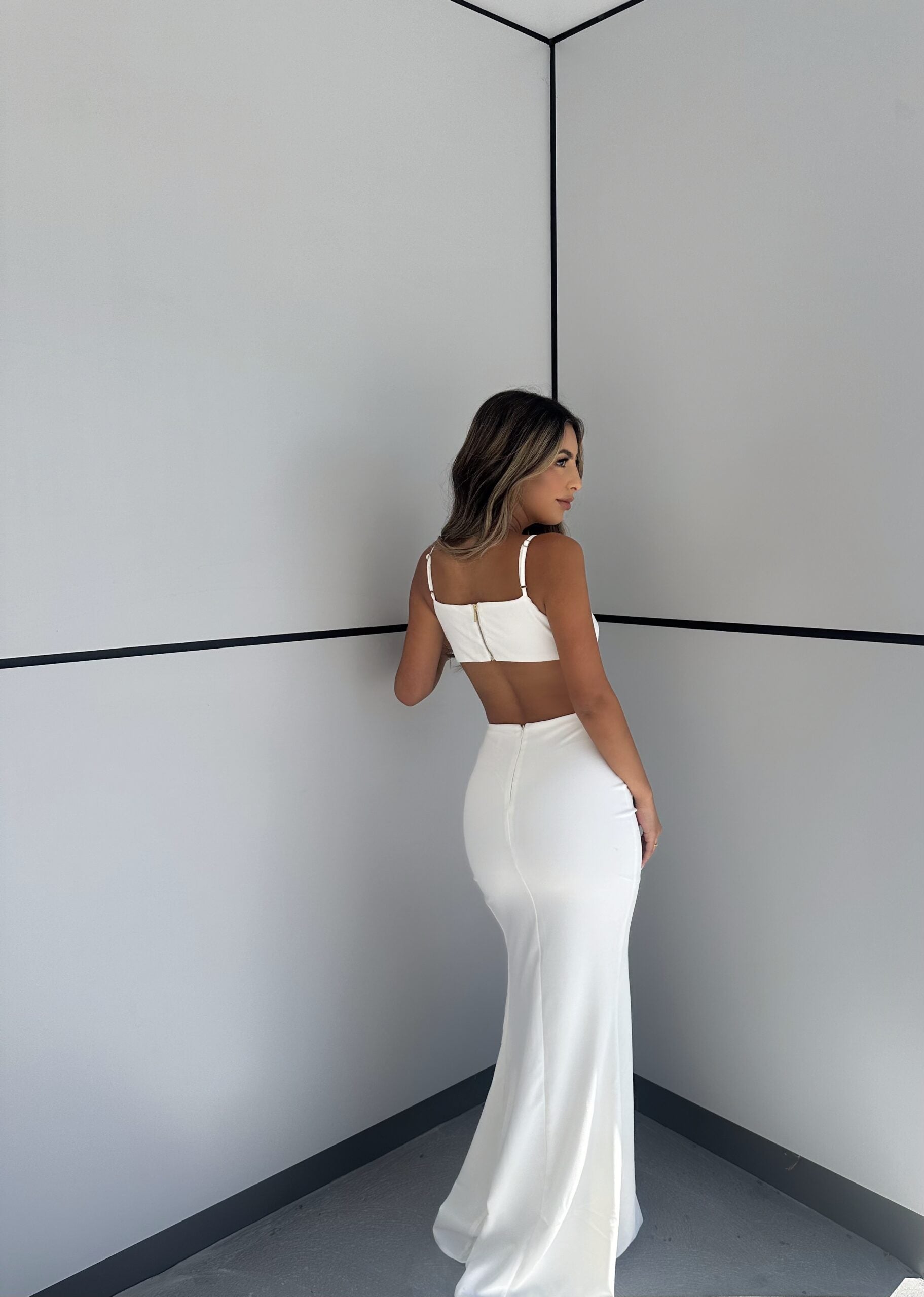 Clio Dress - White