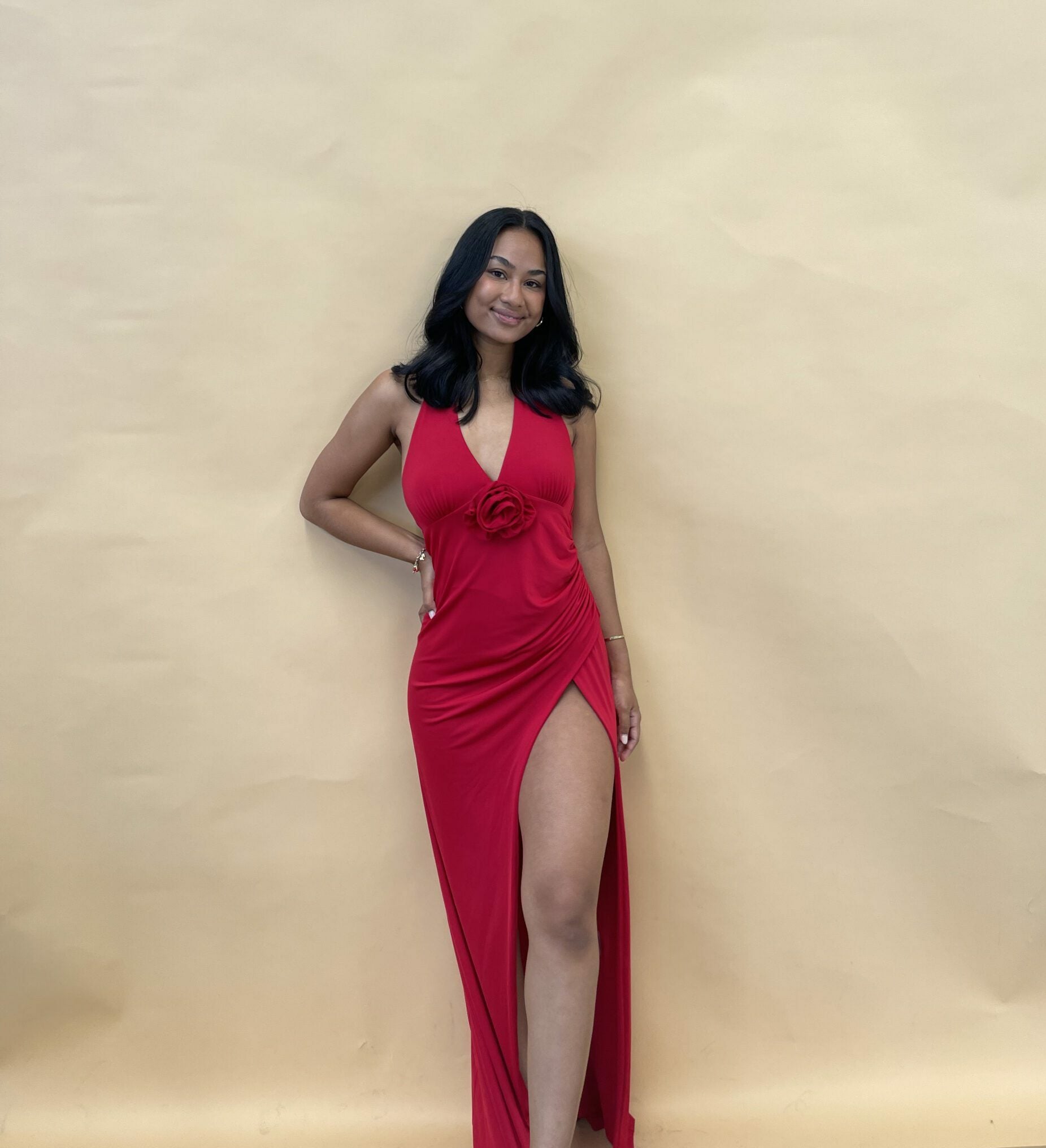 Halter Maxi - Red