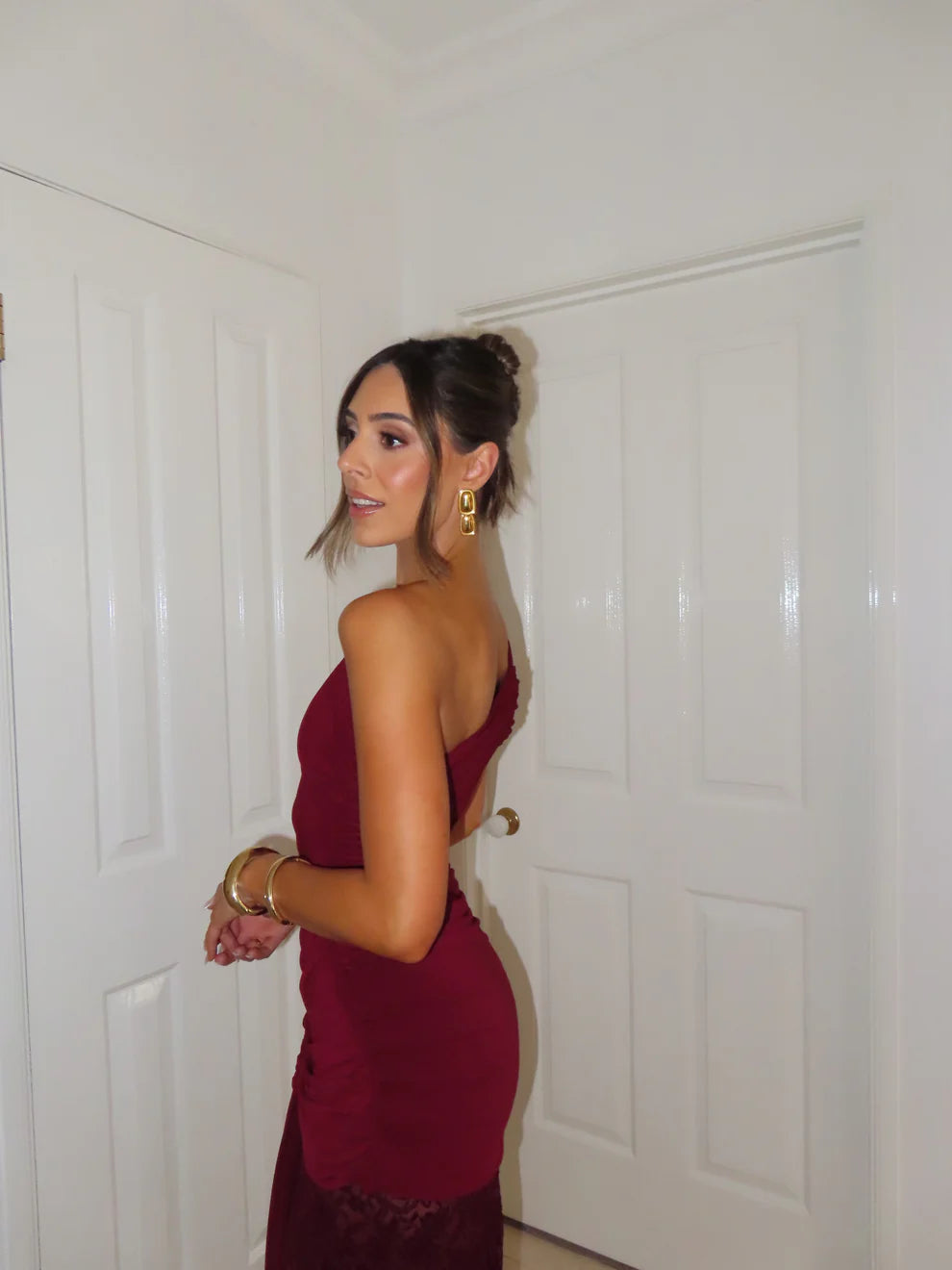 Paradiso Lace Dress - Red