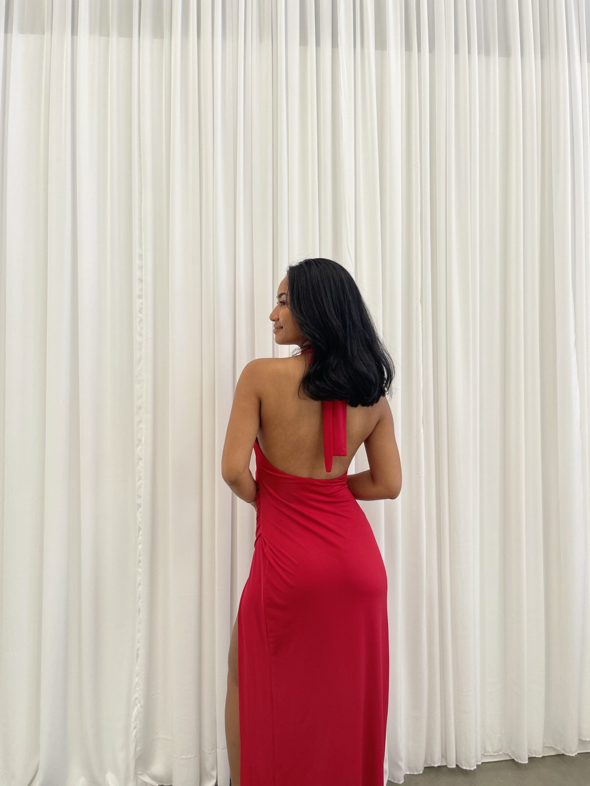 Halter Maxi - Red