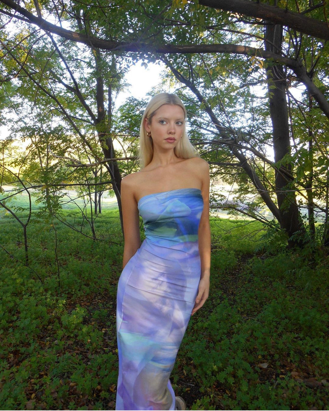 Lotus Maxi - Floral Print