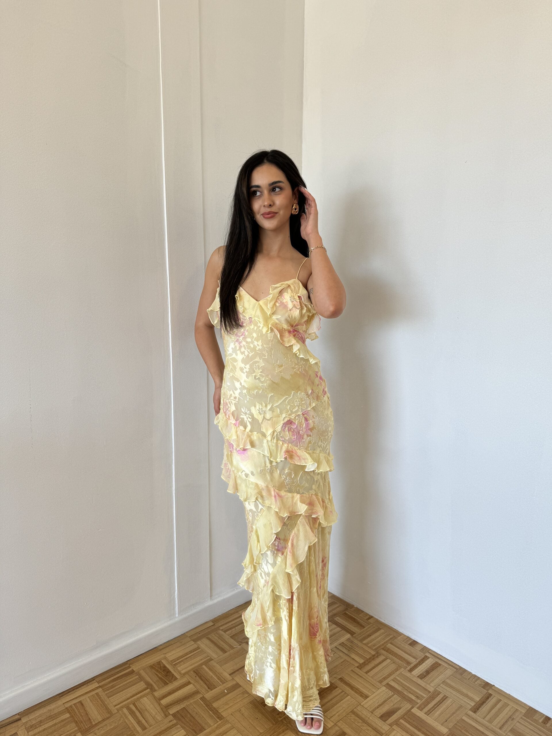 Rialto Maxi Dress - Yellow