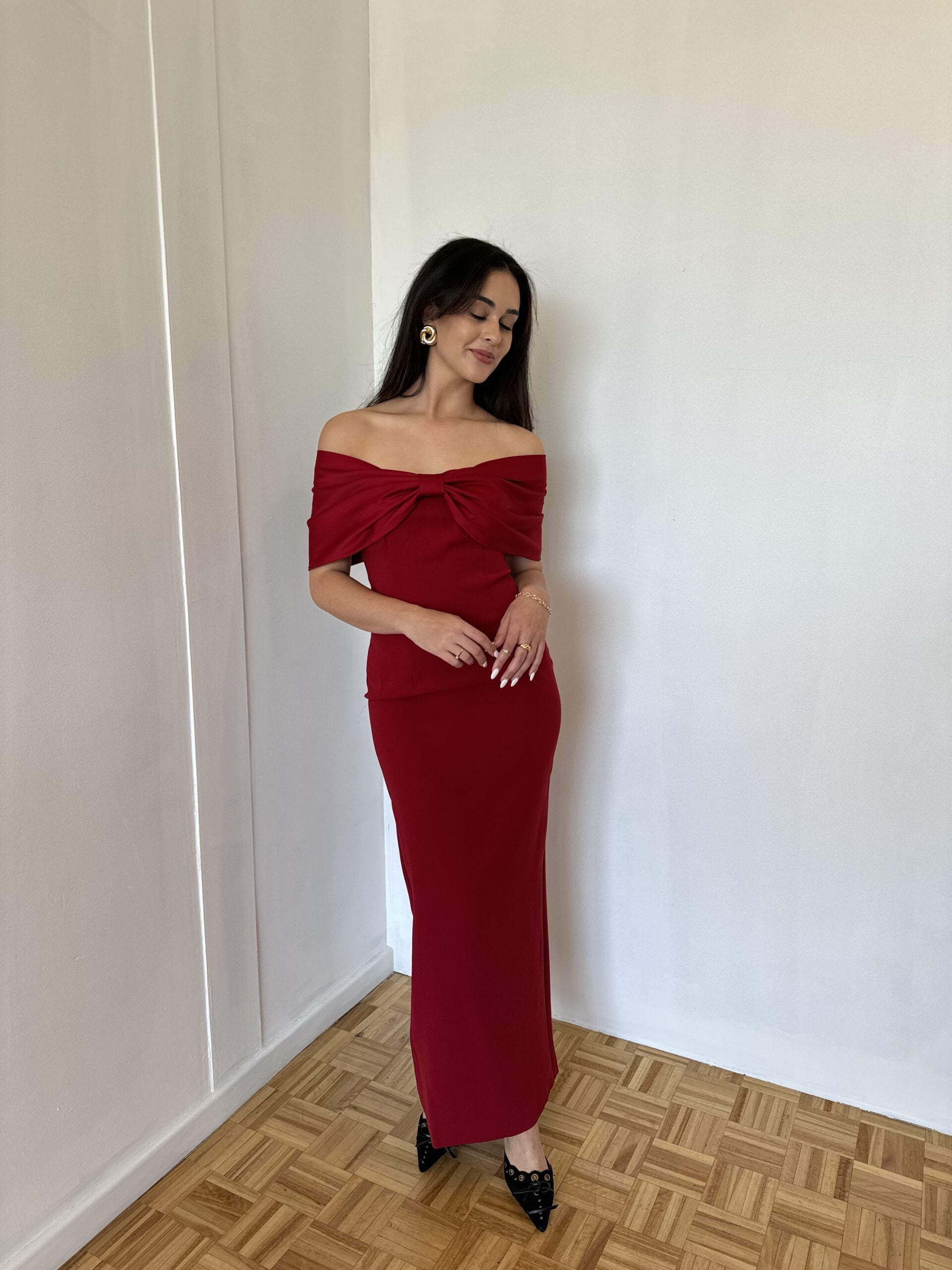 Belluno Dress - Sorrento Red