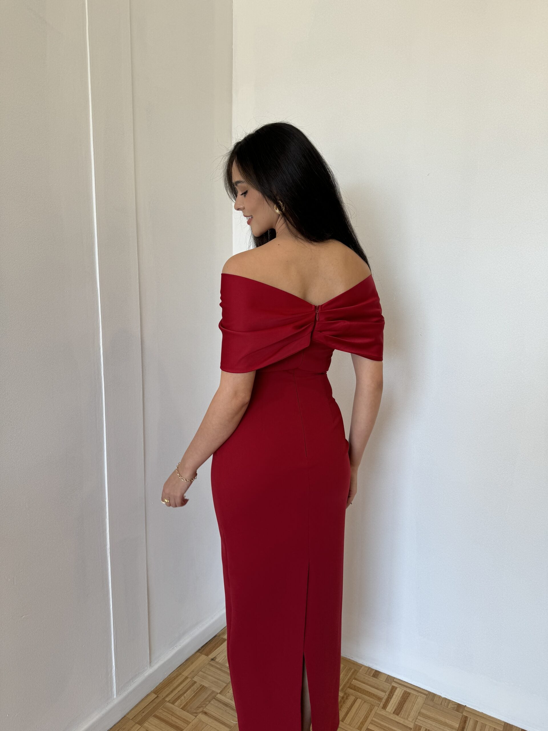Belluno Dress - Sorrento Red