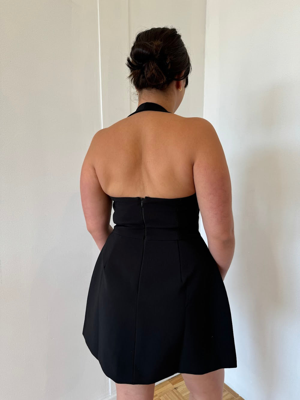 Ultimate Muse Structured Mini Dress - Black