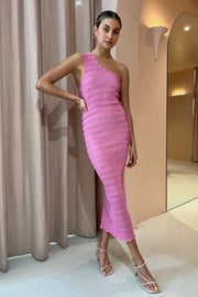 Gigi Smocking Gown - Hot Pink