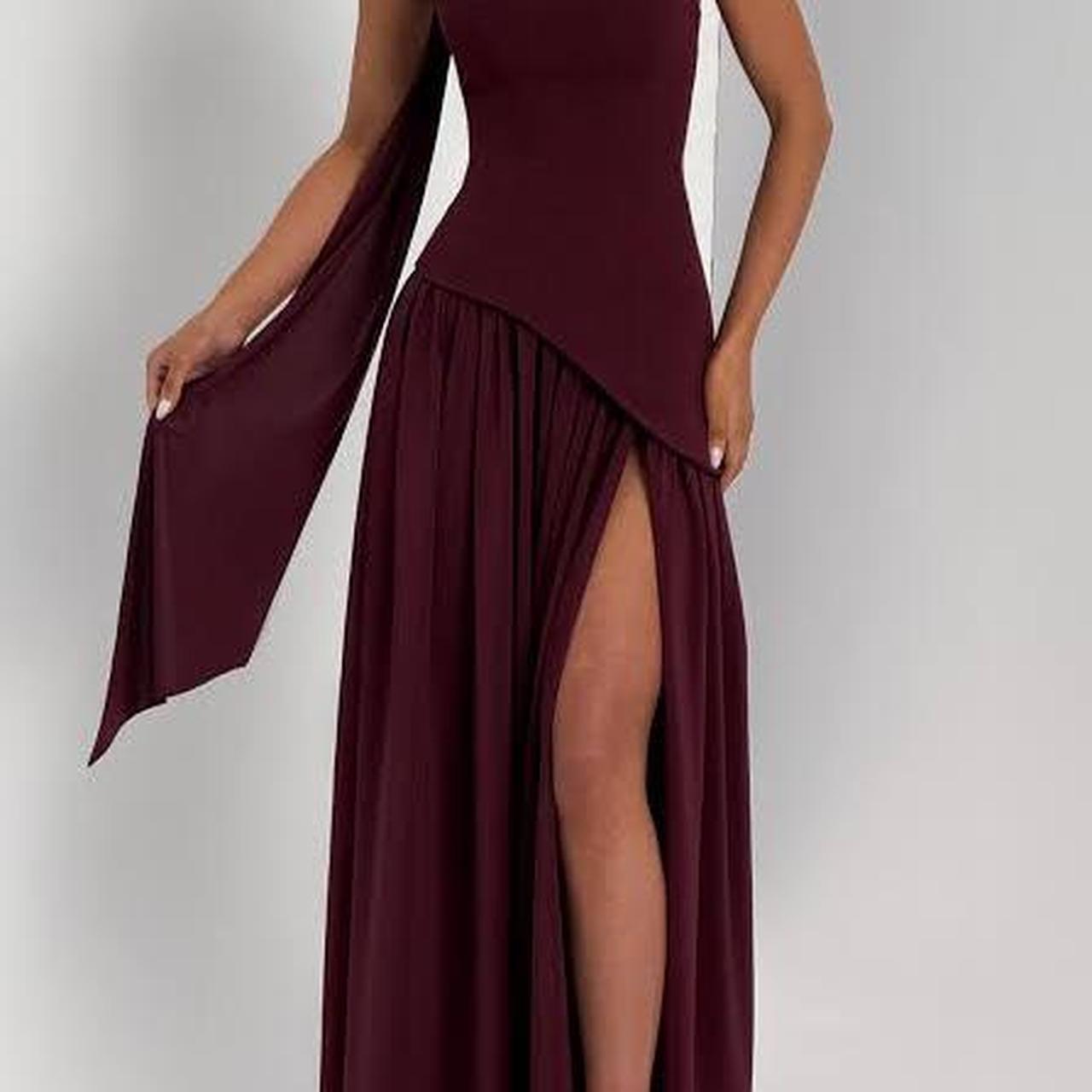 Maliyah Dress - Plum Burgundy