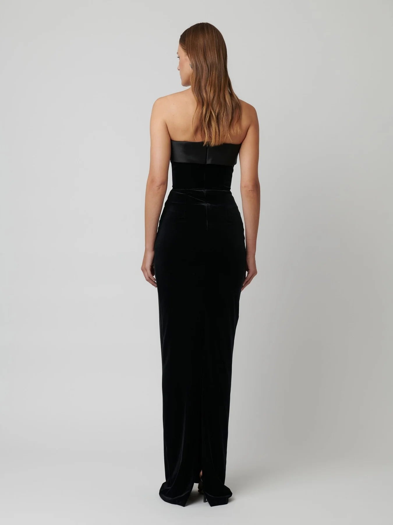 Monroe Gown - Black Velvet