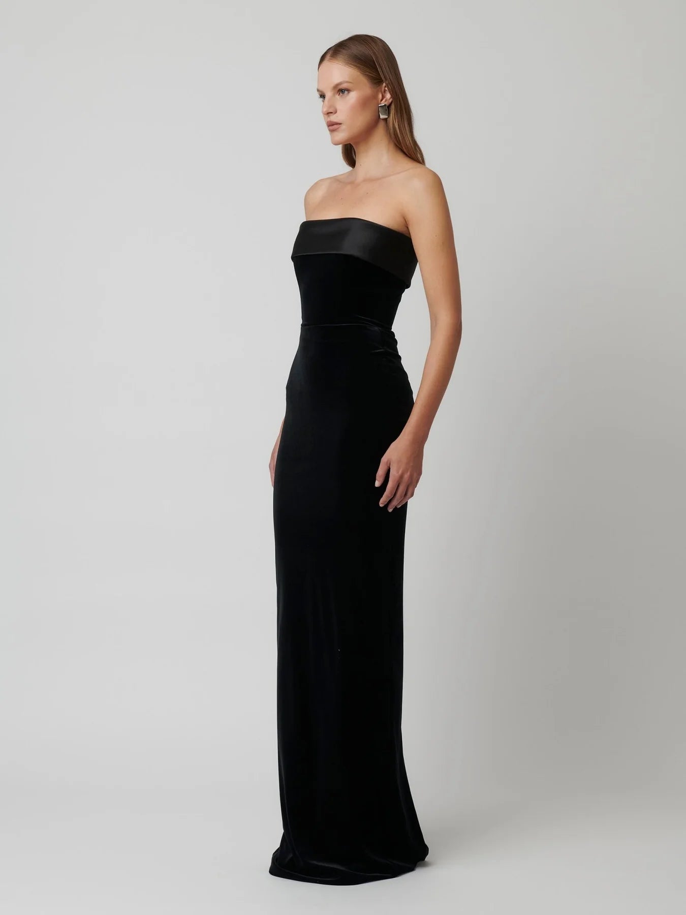 Monroe Gown - Black Velvet