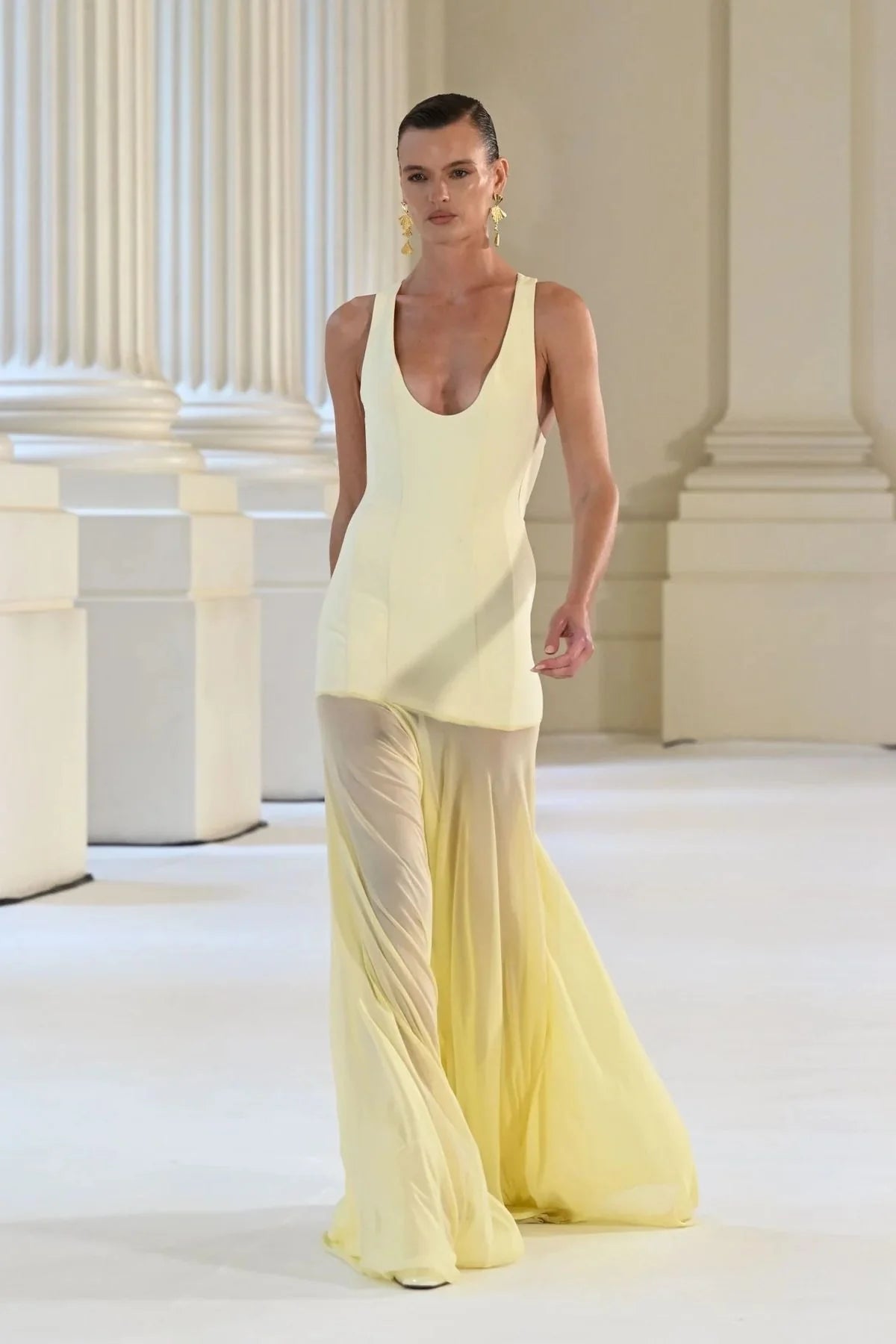 Odessa Gown - Lemon