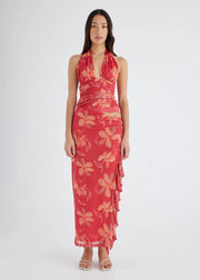 Penelope Maxi Dress - Hibiscus Floral