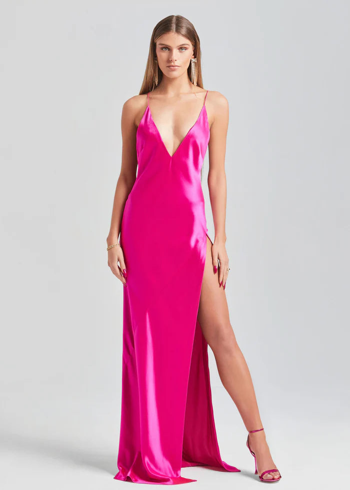 Retrofete Paloma Dress - Neon Pink