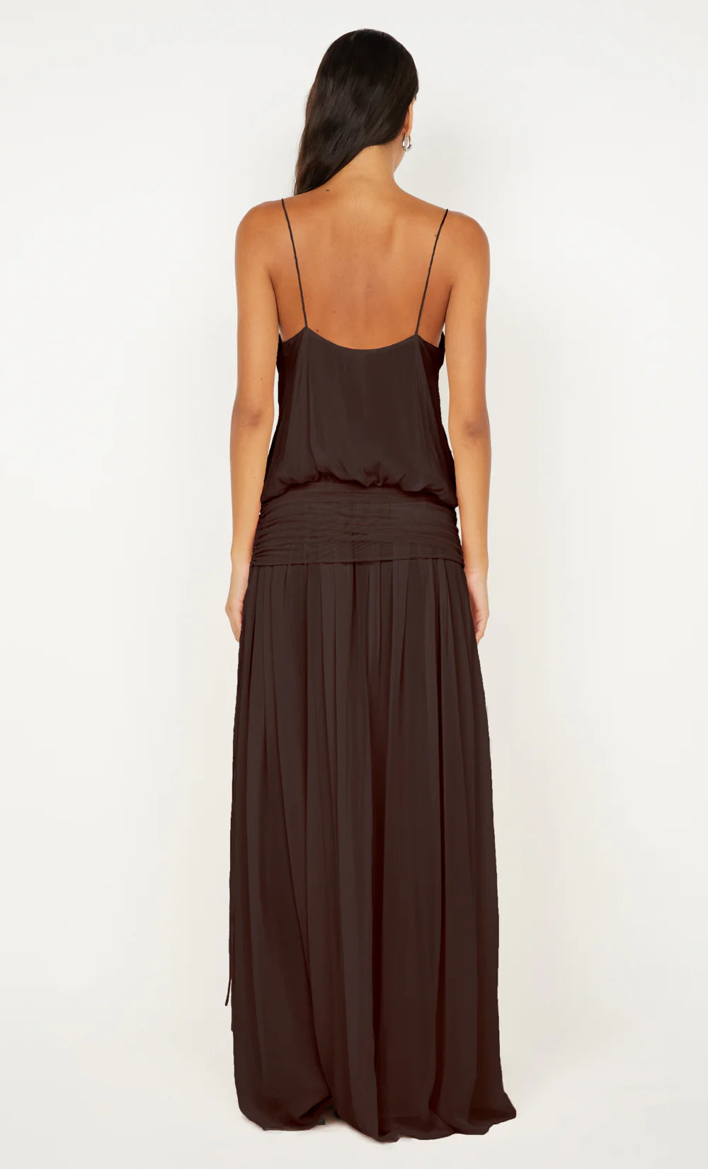 Blouson Dress - Dark Chocolate