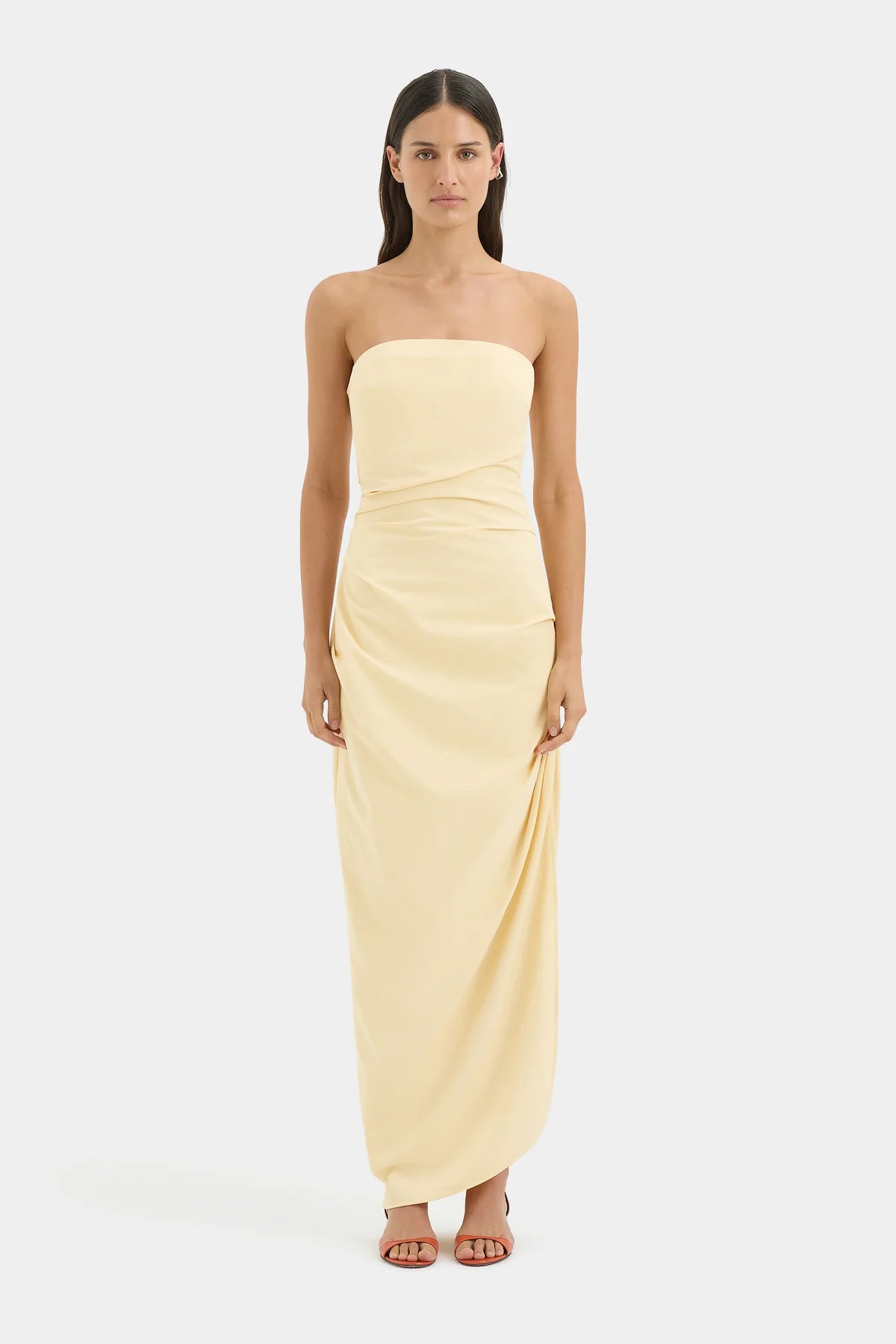 Florent Strapless Dress - Butter