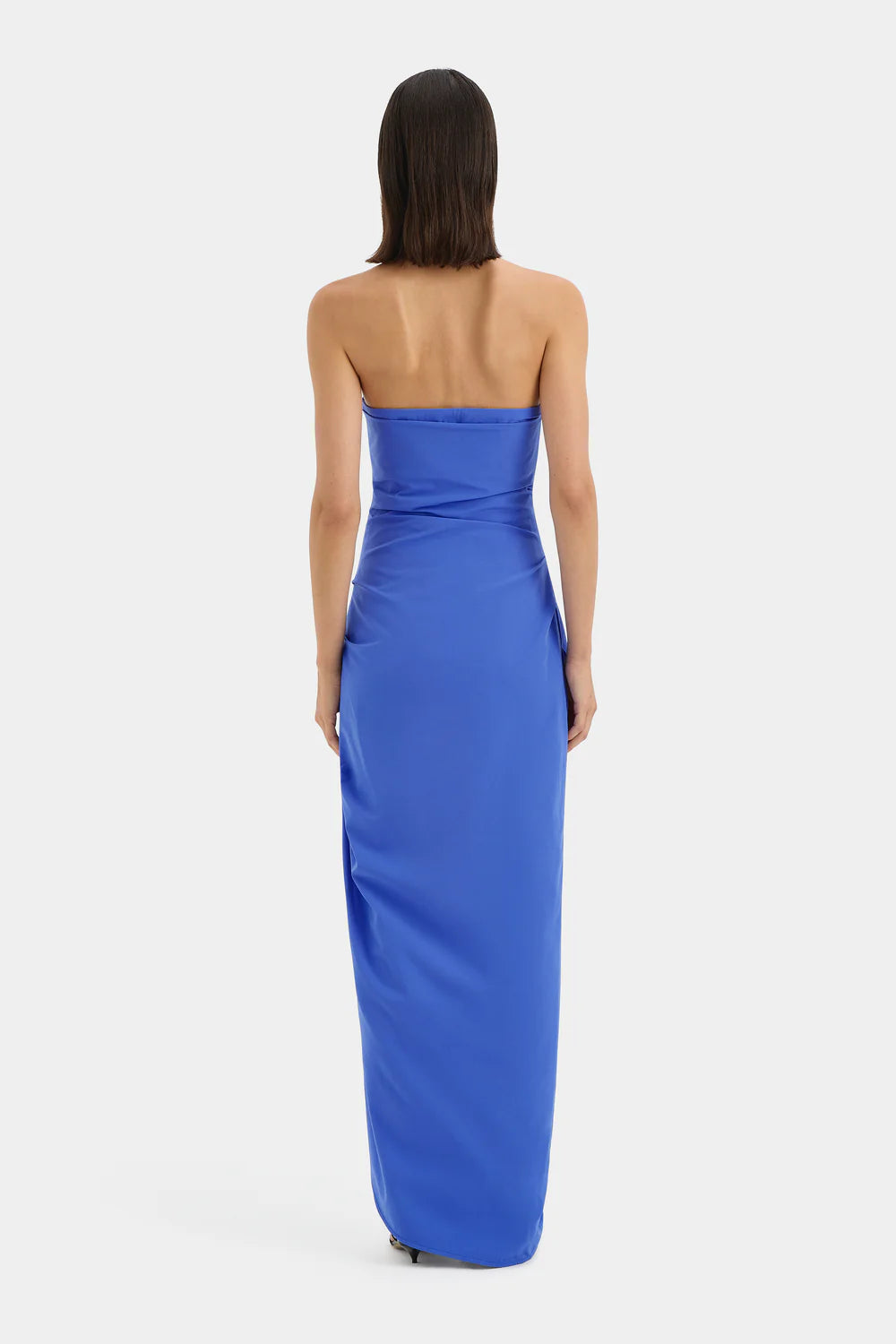 Sol Strapless Dress - Blue