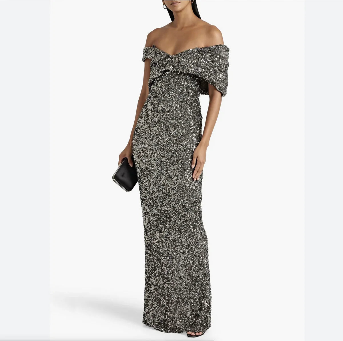 Mirella Gown - Gunmetal