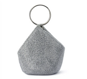 Ellie Ring Handle Bag - Silver