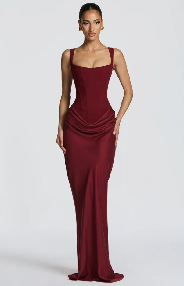 Cornelia Gown - Burgundy