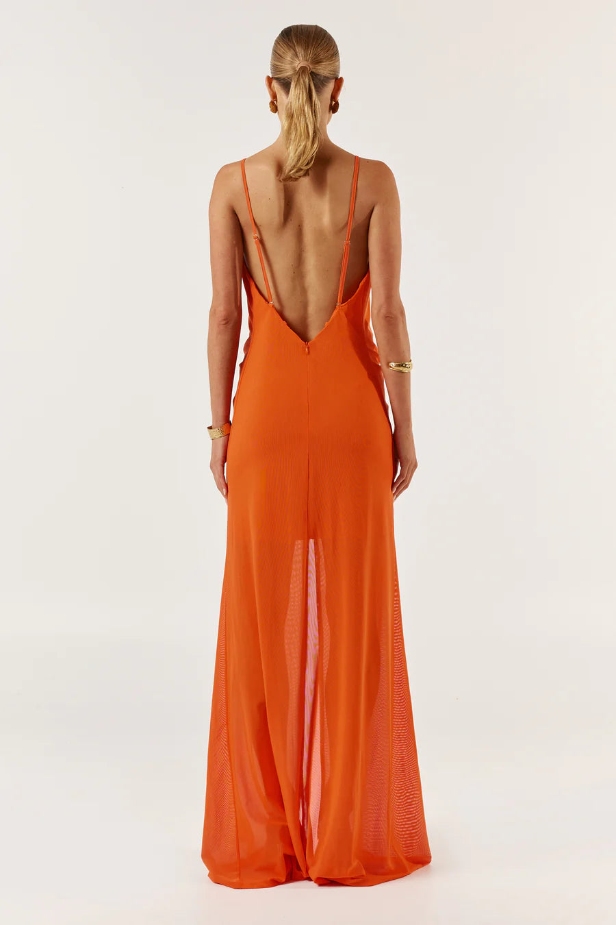 She is Olla Berlin Dress - Tangerine