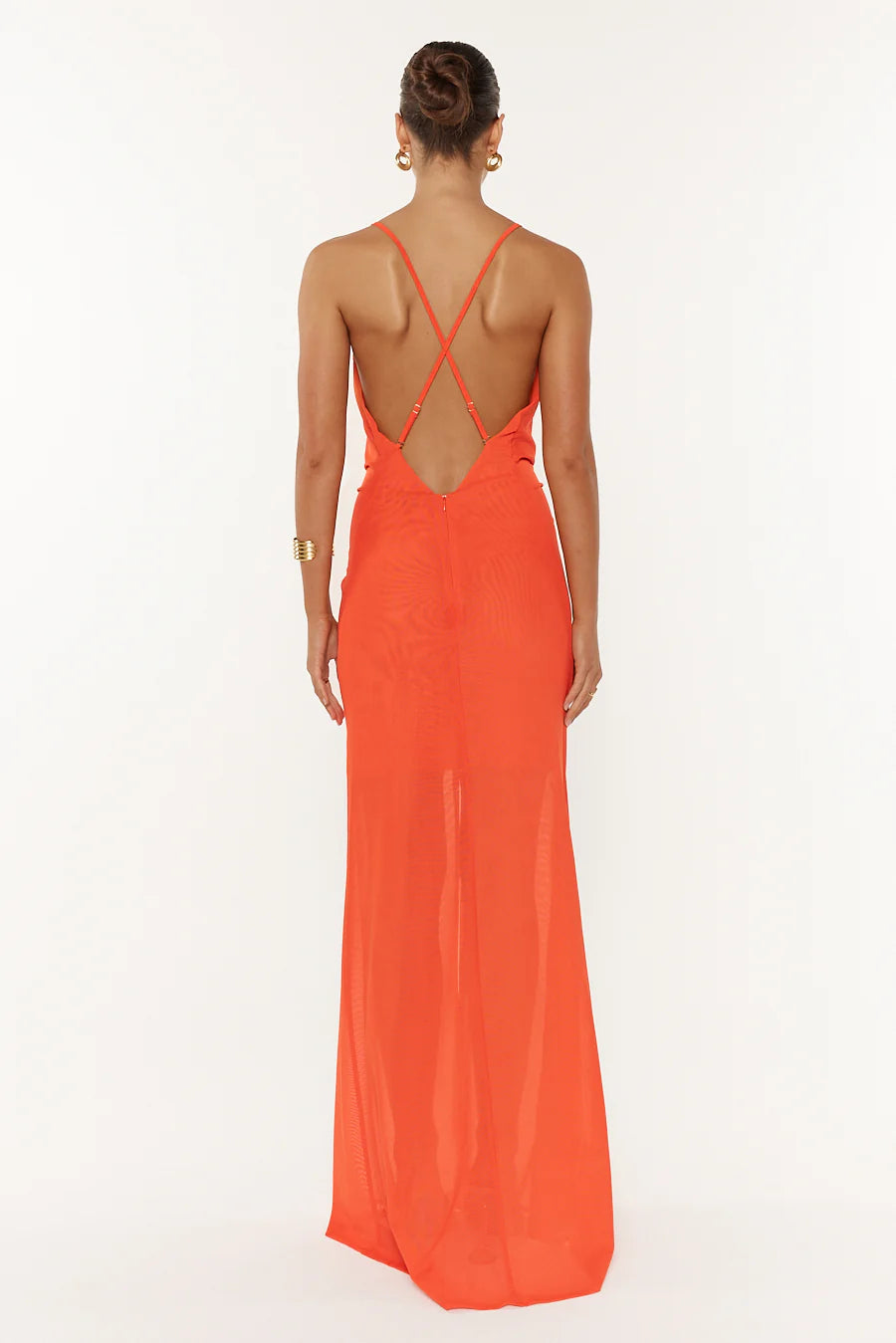 She is Olla Berlin Dress - Tangerine